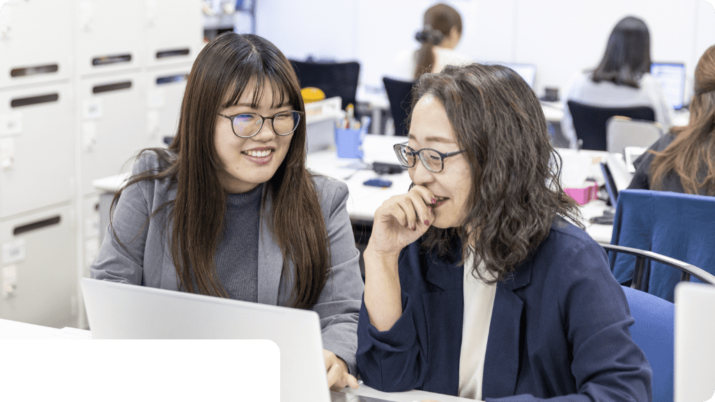 アシスタントスタッフの業務の様子